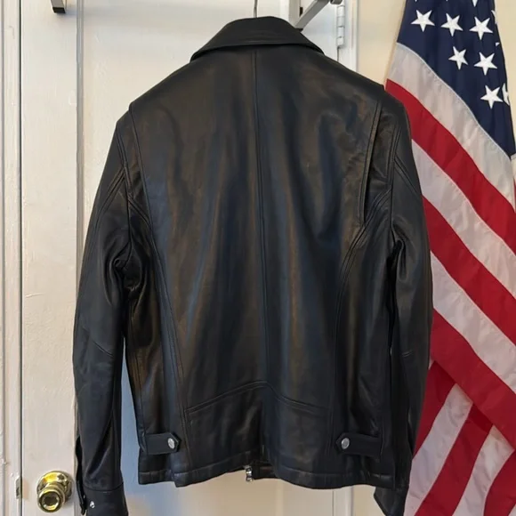 Michael Kors Leather Jacket - Picture 2 of 11